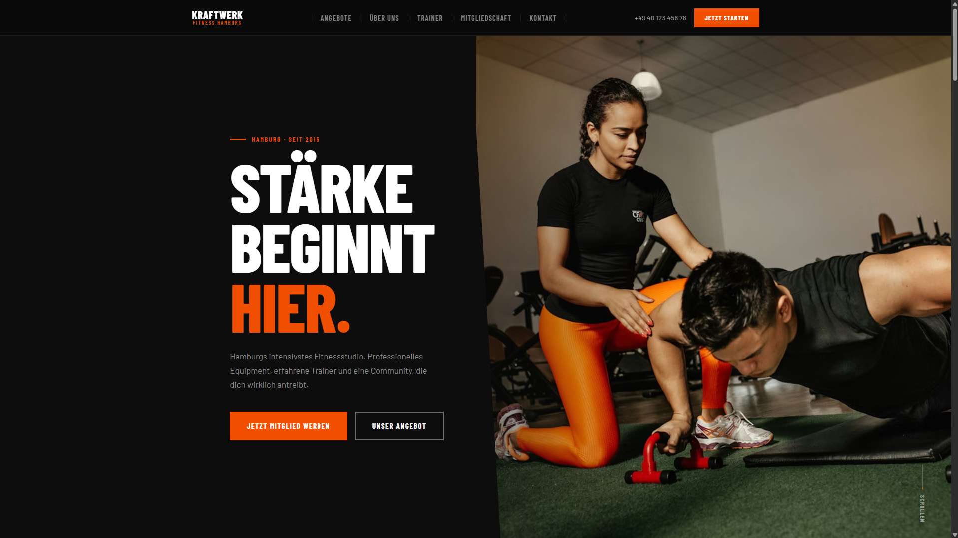 Fitness-Website