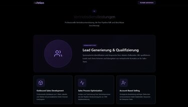 Valtrion Mobile-Ansicht optimiert für Smartphones