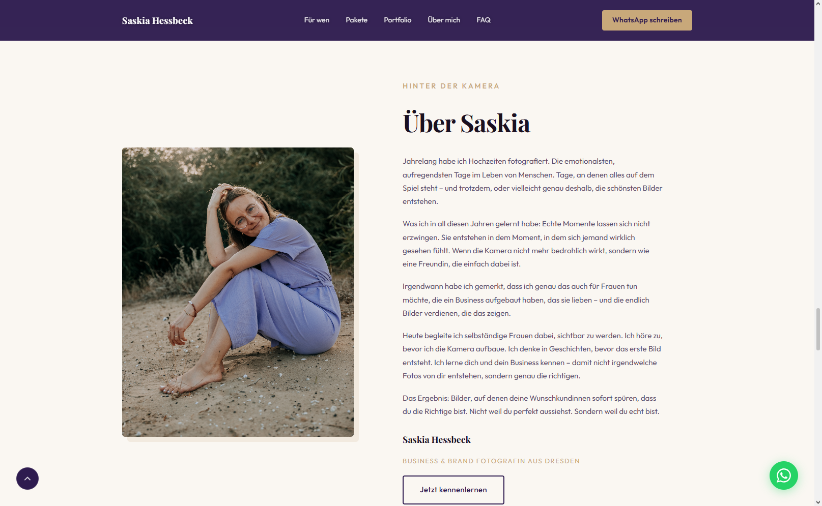 Saskia Hessbeck — Über mich