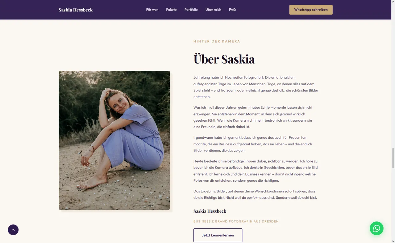 Saskia Hessbeck — Über mich